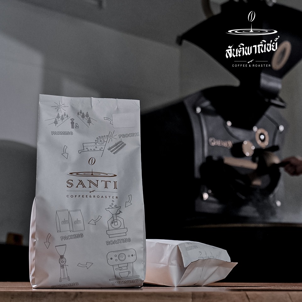 , พาทัวร์โรงคั่วของ​ Santi​ Coffee&amp;Roaster